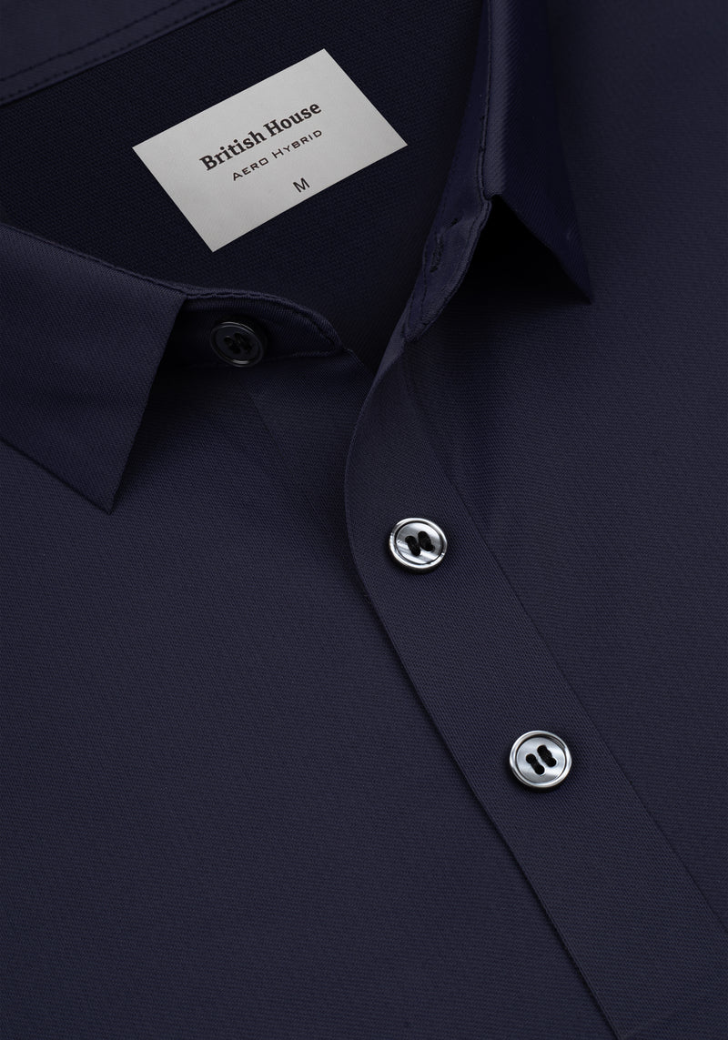 Eclipse Navy Aero-Hybrid Polo Shirt