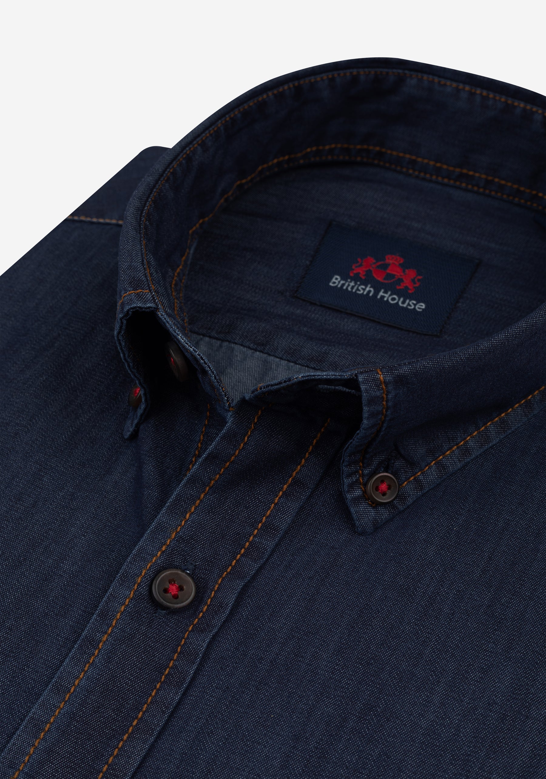 Nightfall Blue Washed Denim Shirt