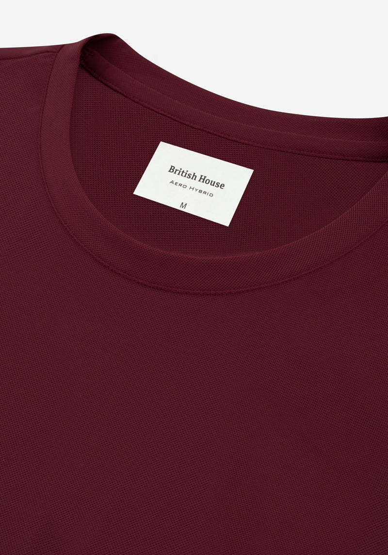 Imperial Burgundy Aero-Hybrid T-Shirt