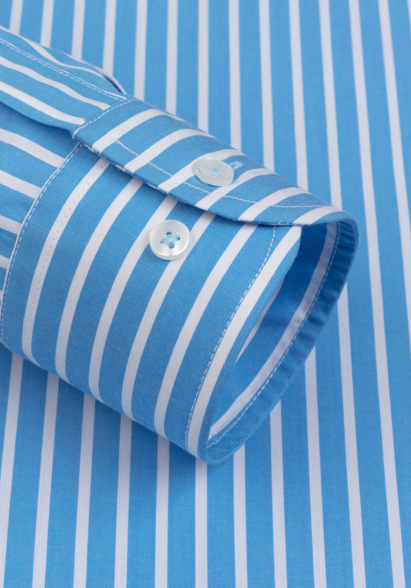 Breeze Blue Tencel Cotton Shirt