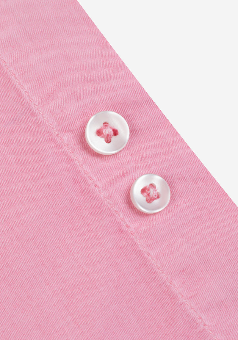 Powder Pink Piece-Dyed Shirt