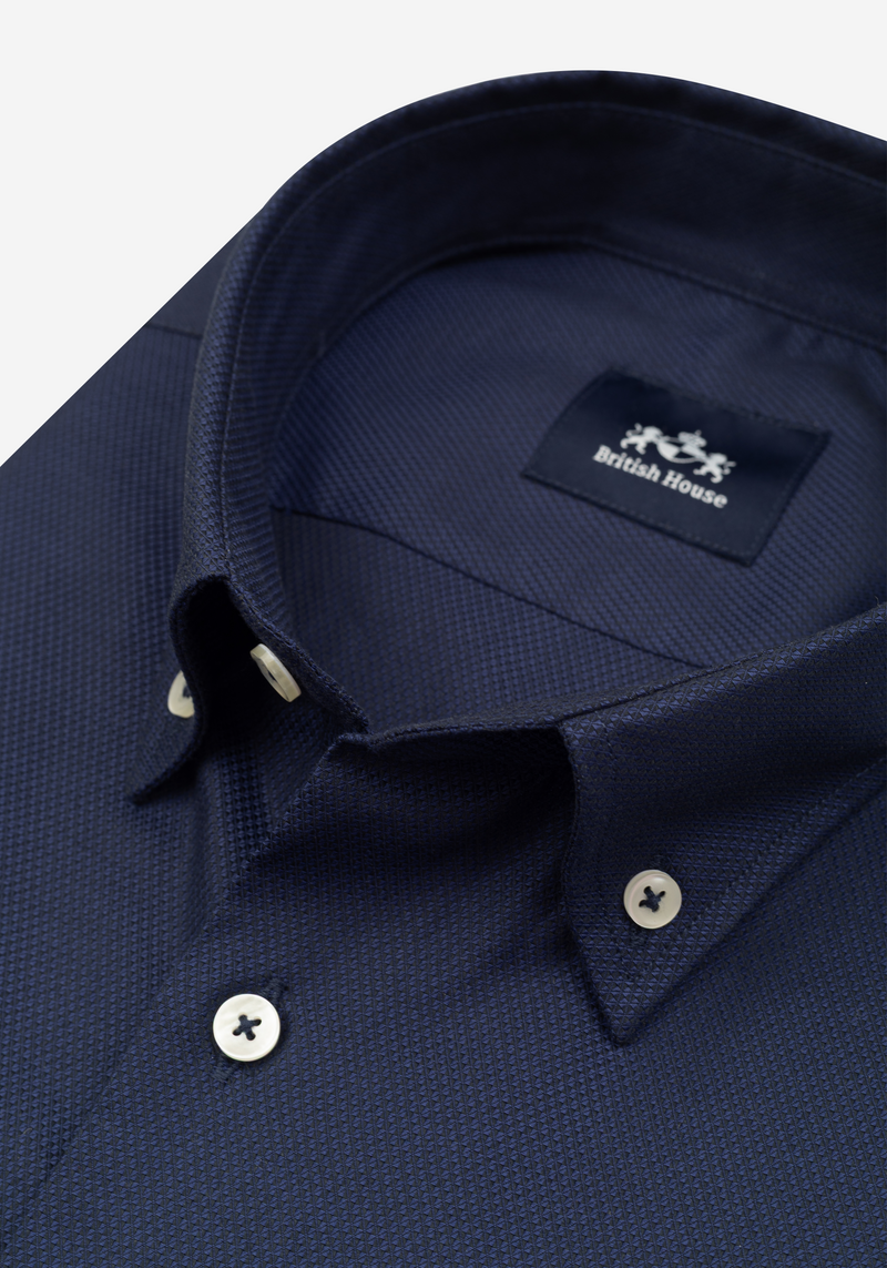 Celestial Navy Dobby Shirt