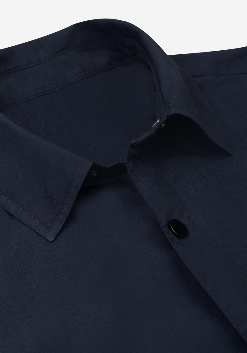 Nautical Blue Paper Touch Overshirt
