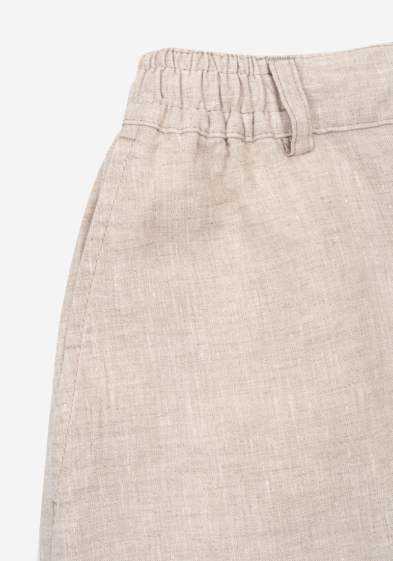 Hay Beige Soléa Pure Linen Pants