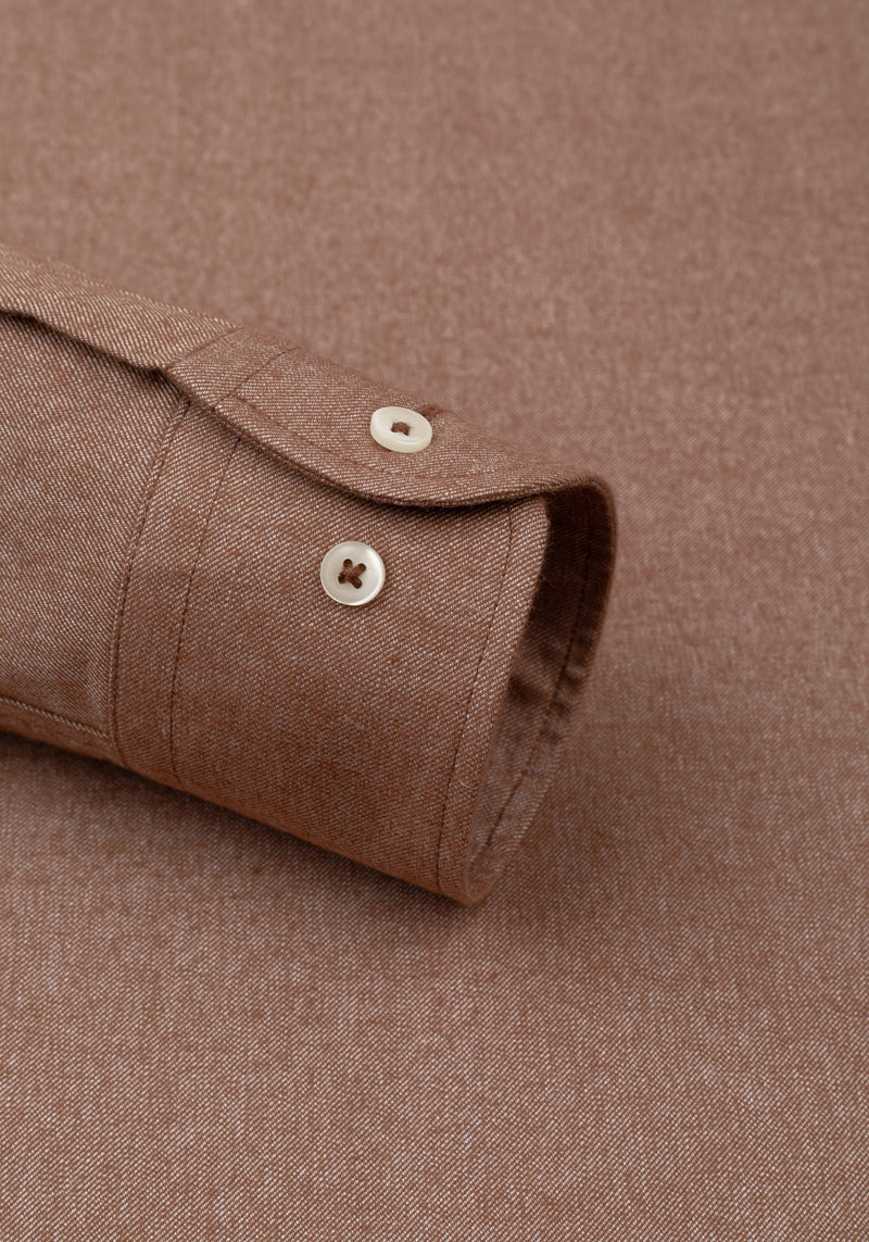 Cocoa Brown Flannel Shirt