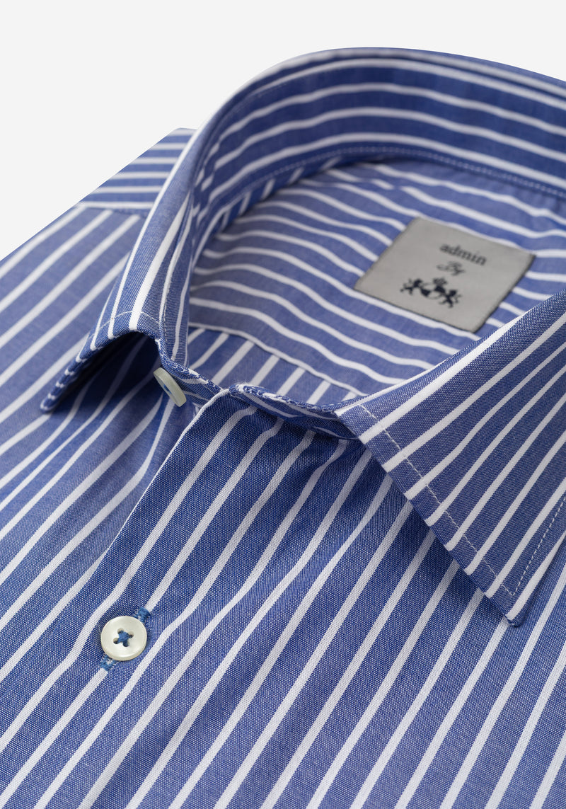 Vast Blue Stripe Poplin Shirt