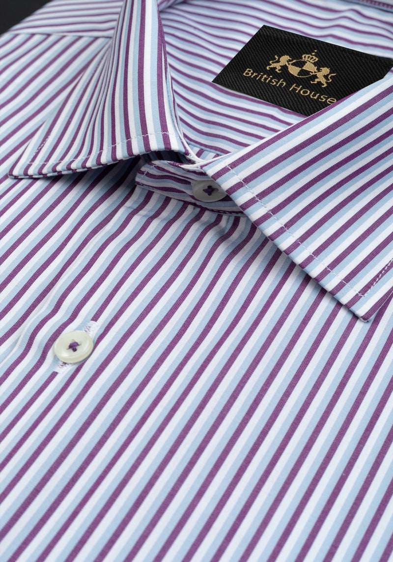 Mulberry Stripe Oxford Shirt