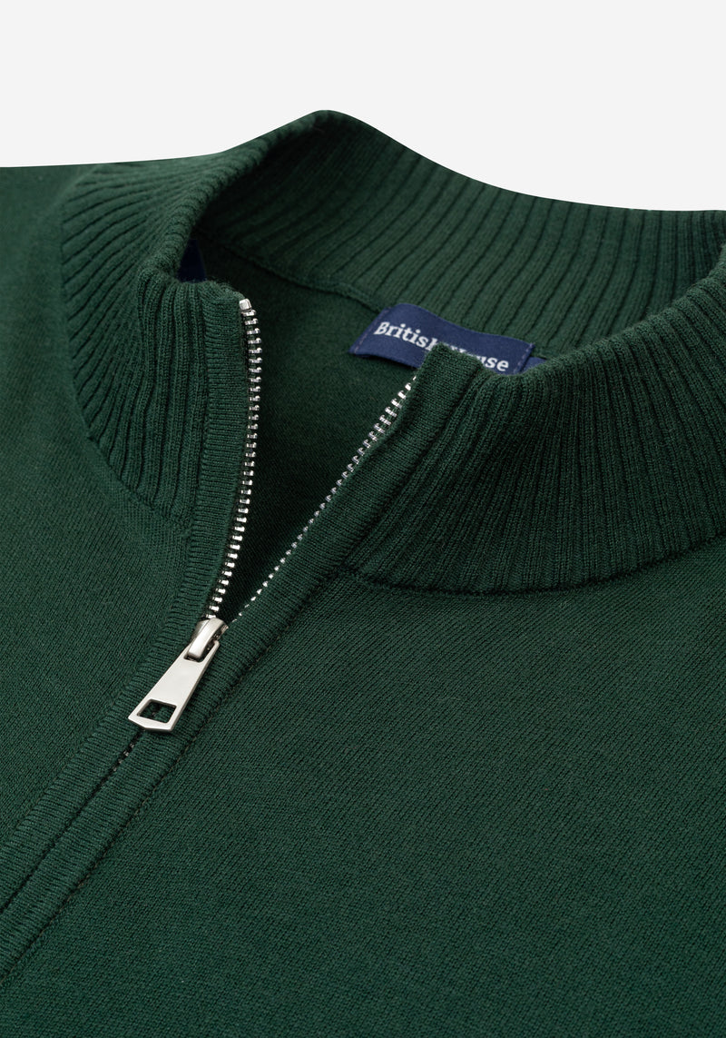 Cypress Green Merino Wool Blend Pullover