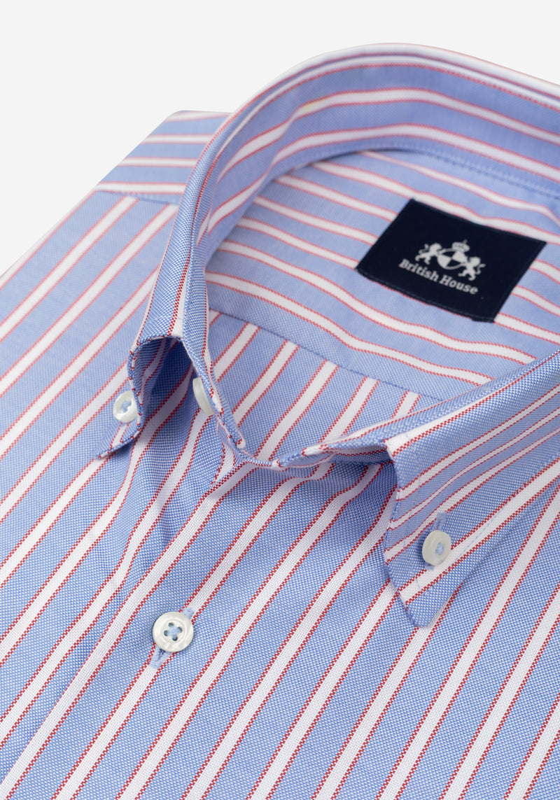 Monaco Stripe Oxford Shirt