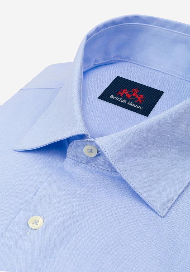Spring Blue Poplin Shirt