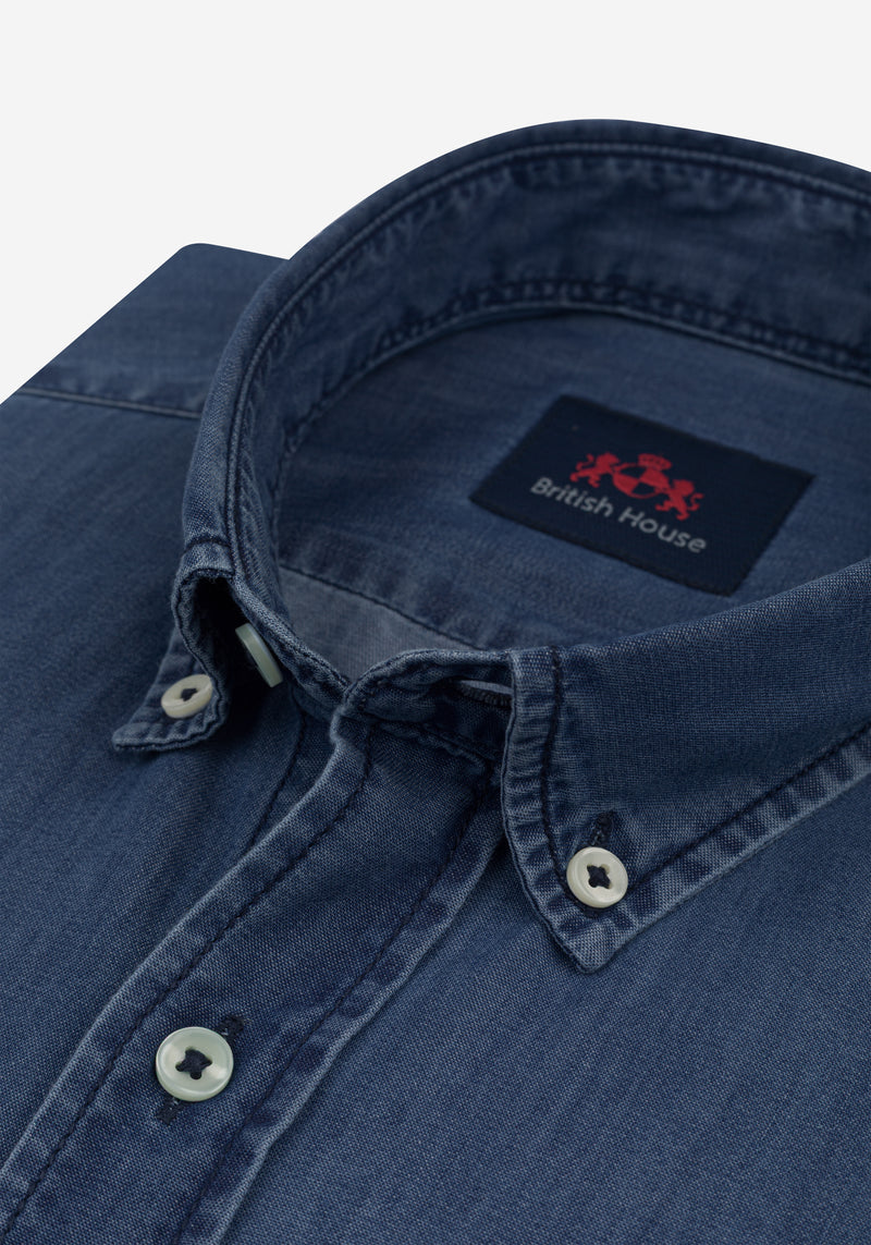 True Blue Washed Denim Shirt