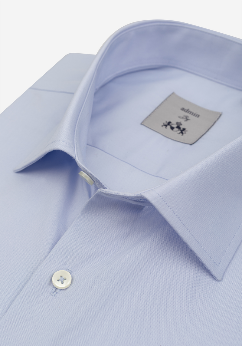 Dusty Blue Poplin Shirt