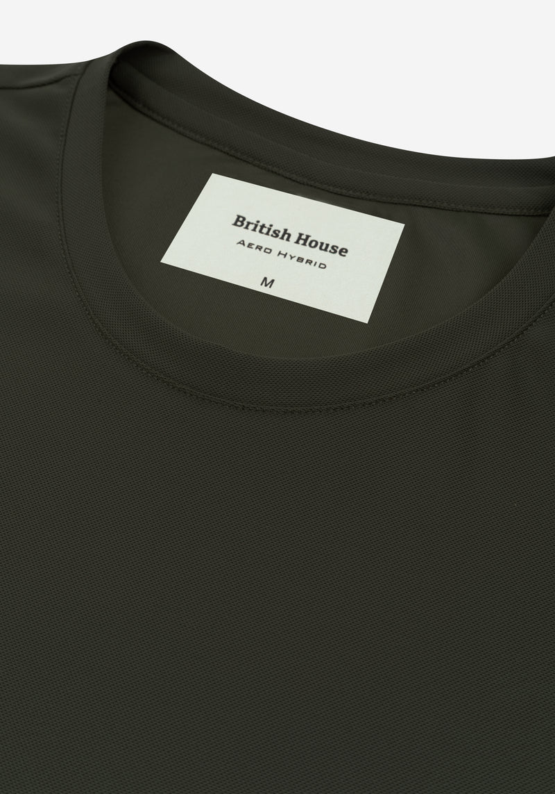 Slate Olive Aero-Hybrid T-Shirt