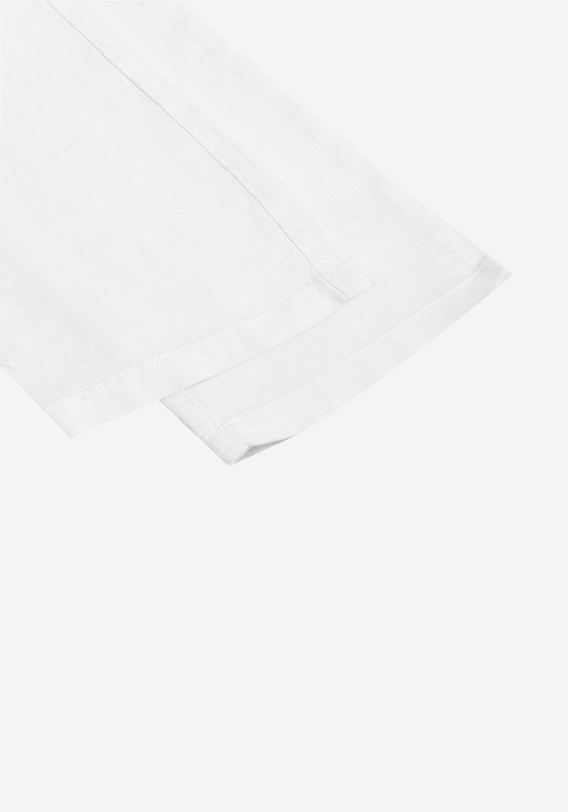 Moon White Soléa Pure Linen Pants