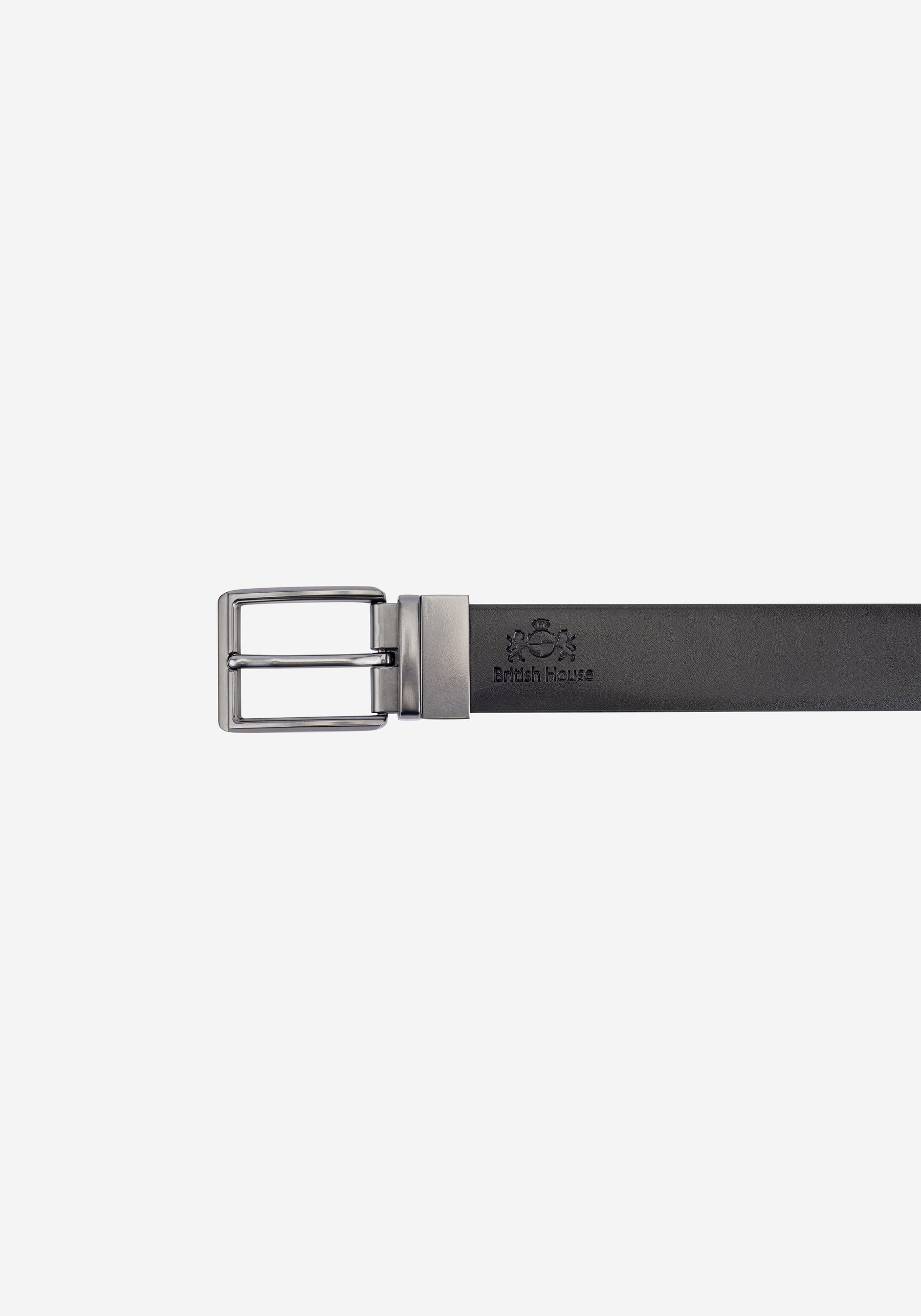 Shadow Black Double-Face Spanish Genuine Leather Belt