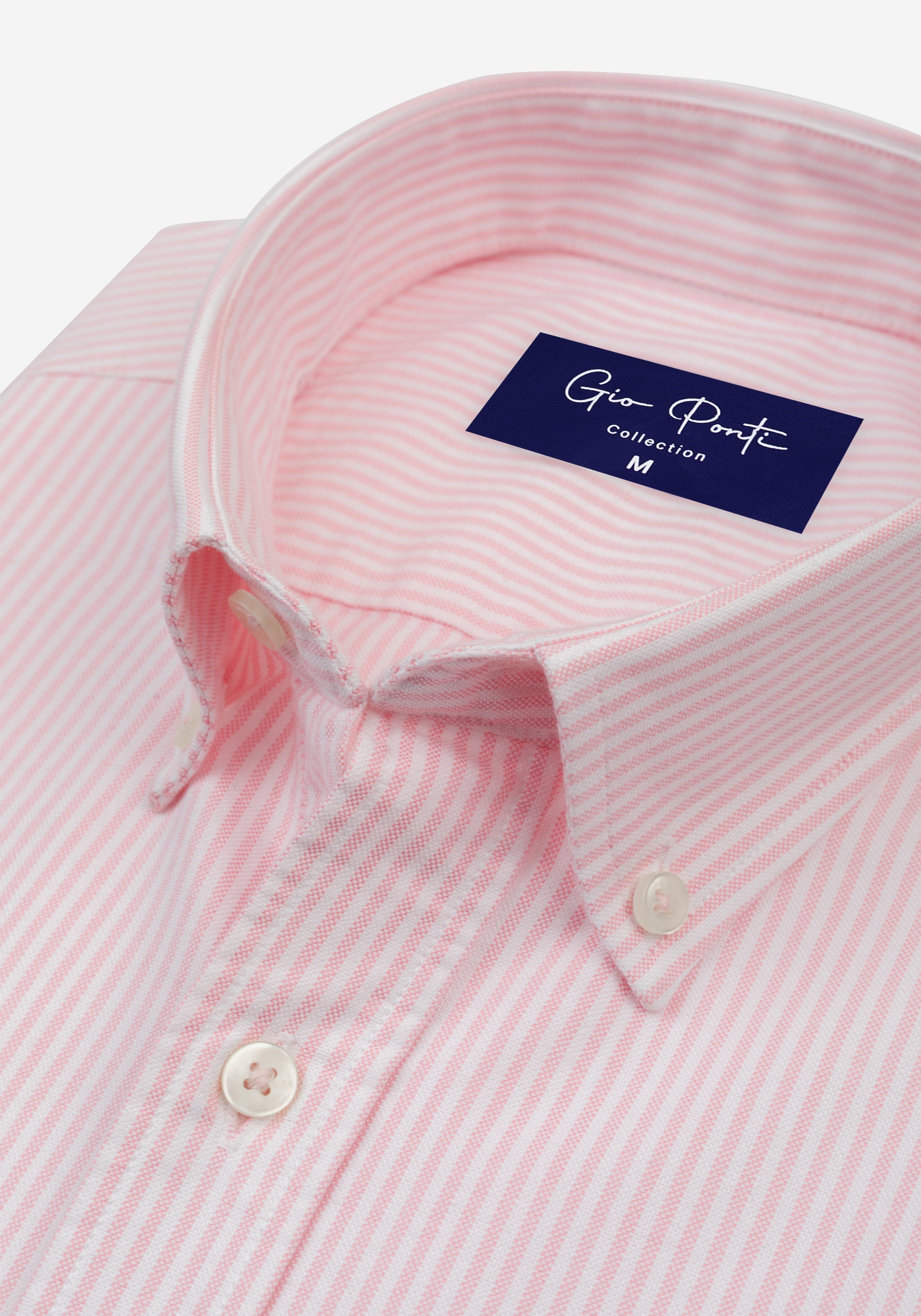 Lotus Pink Stripe Oxford Shirt