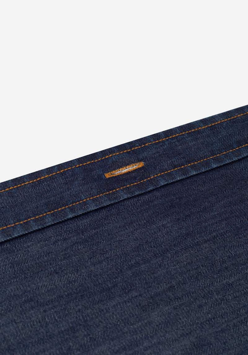 Crown Blue Washed Denim Shirt