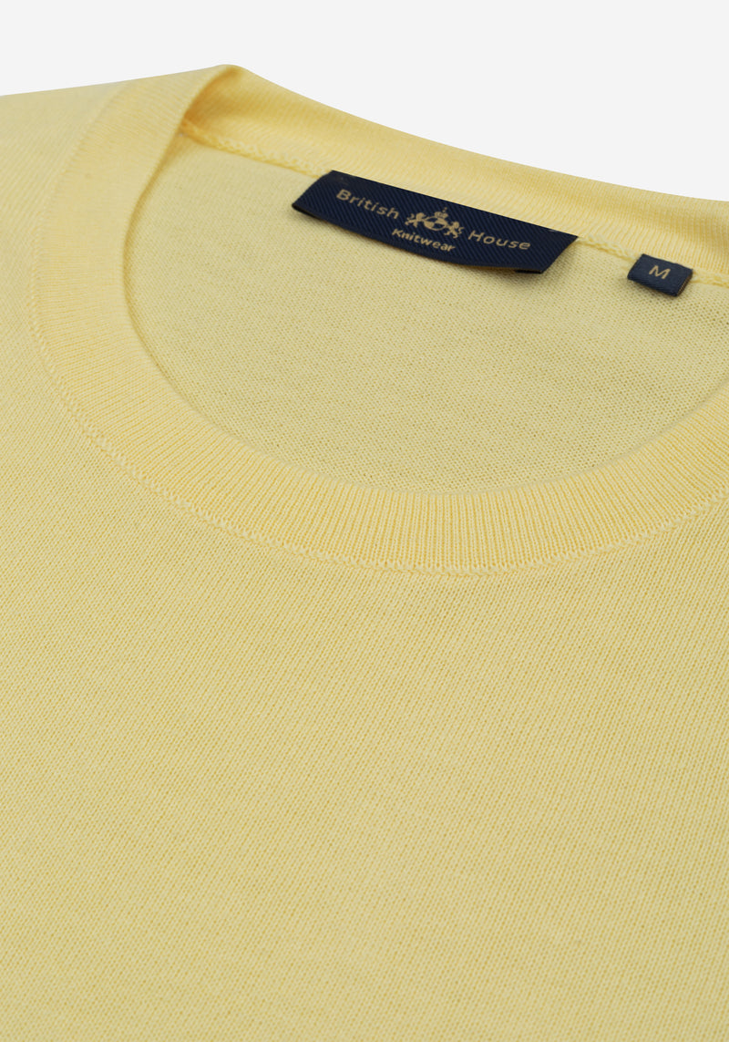 Sunhaze Yellow Knitted T-Shirt