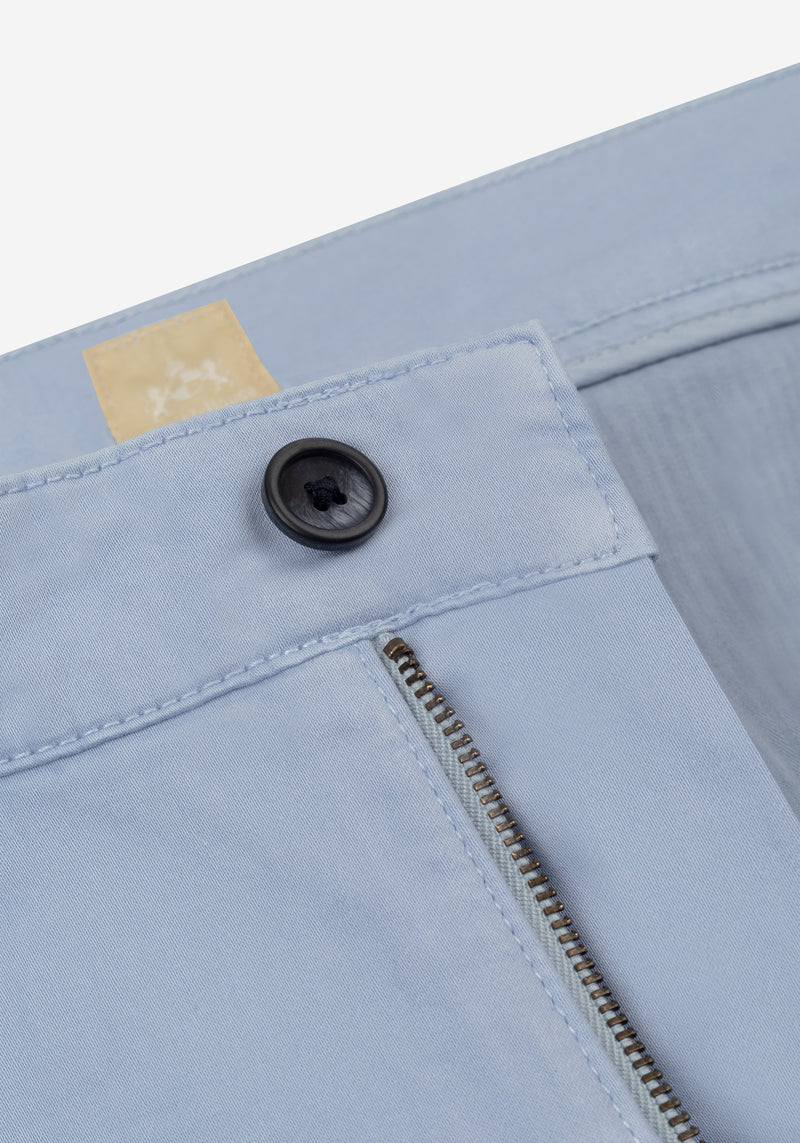 Mist Blue Riviera Gabardine