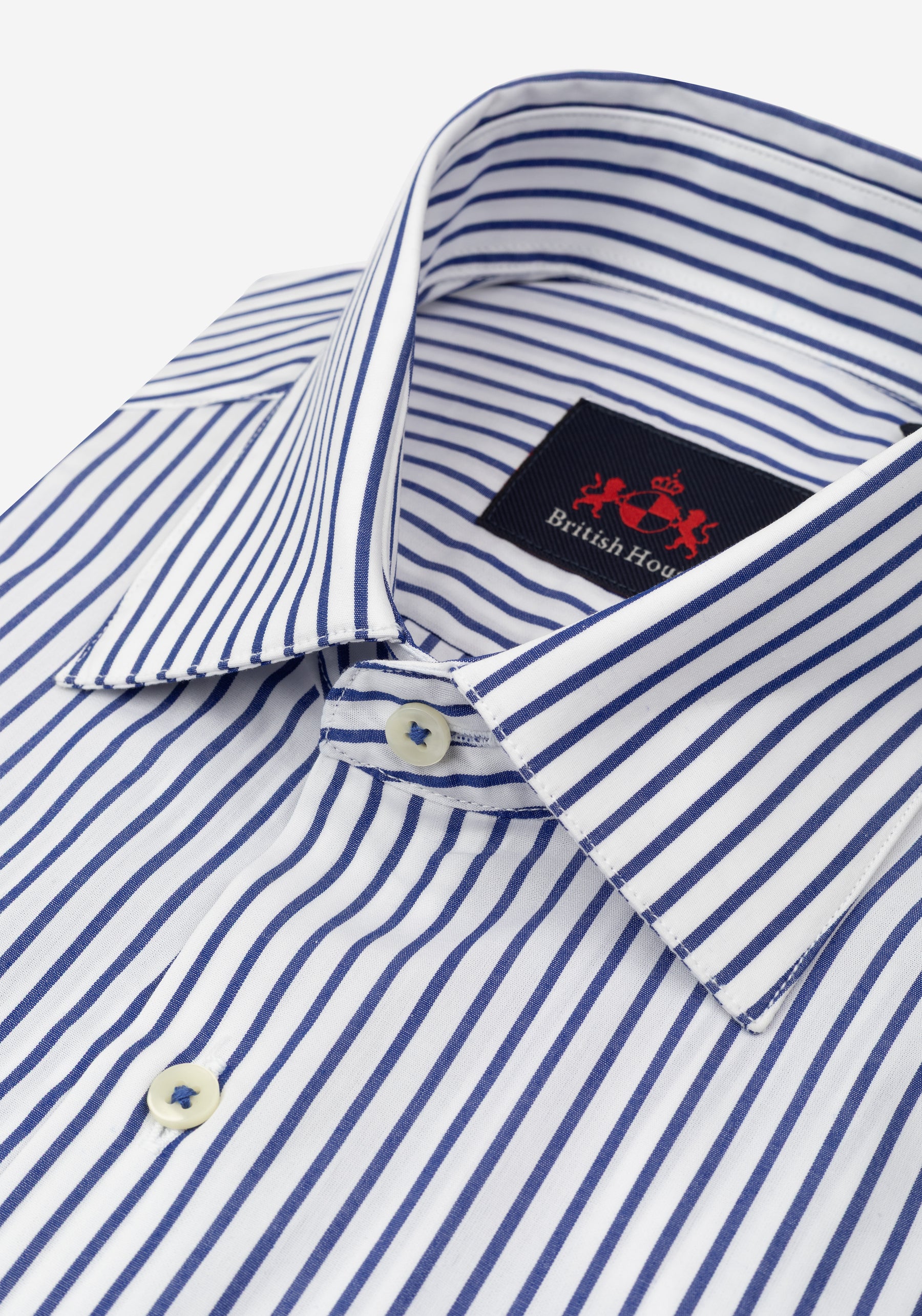 Imperial Blue Stripe Poplin Shirt