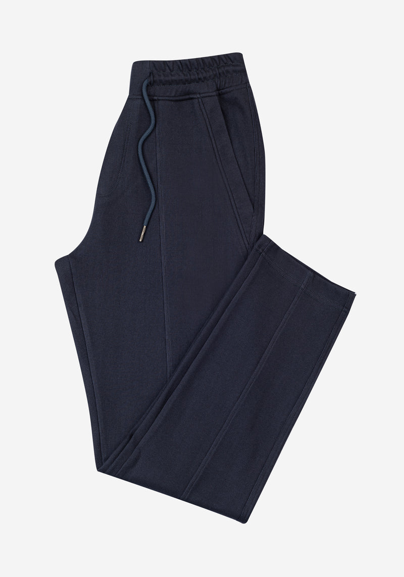 Midnight Navy Jacquard B-Stretch Urban Trousers