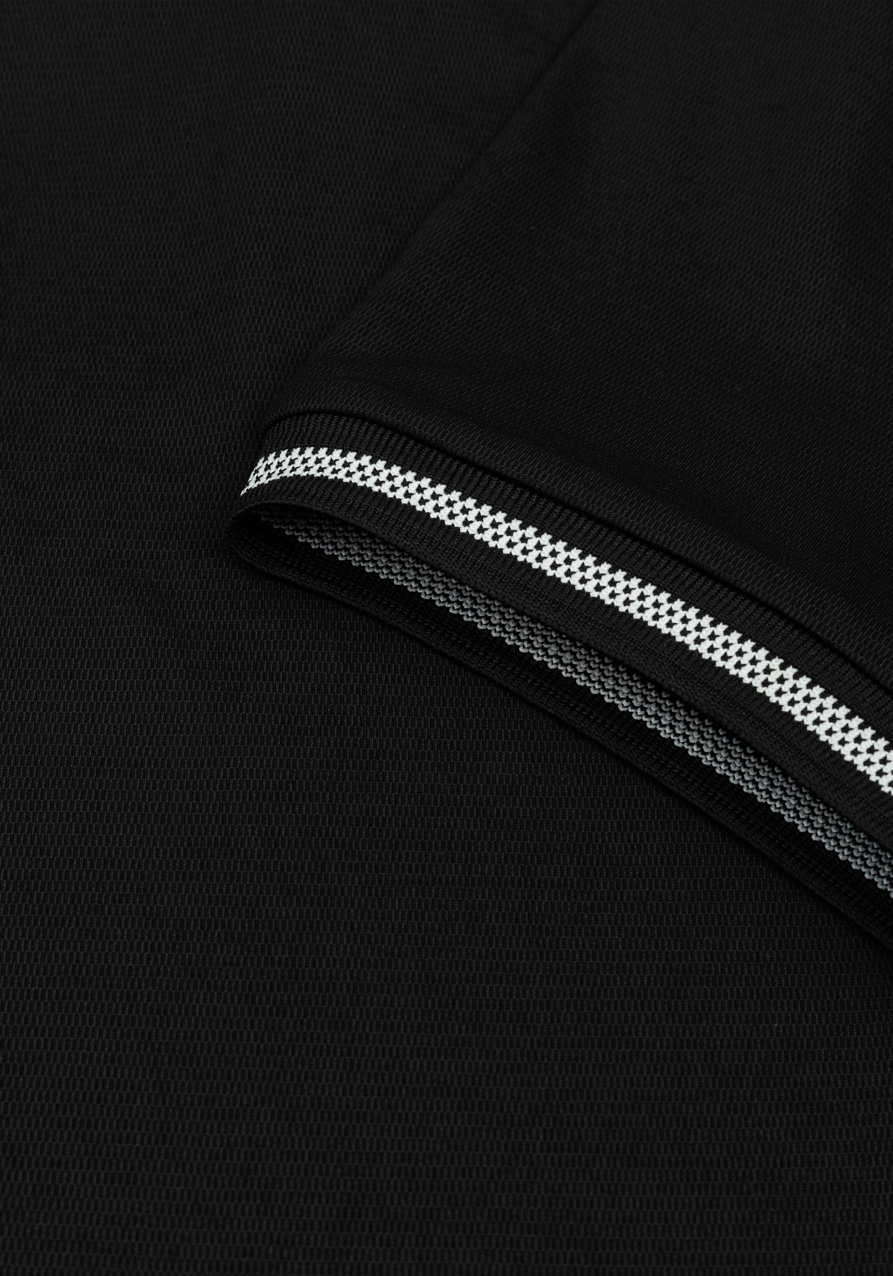Aurora Black Cotton Polo Shirt