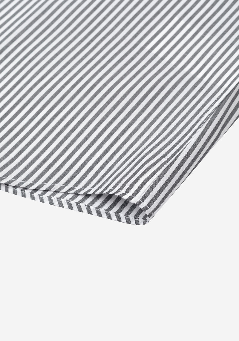 Crow Black Stripe Poplin Shirt