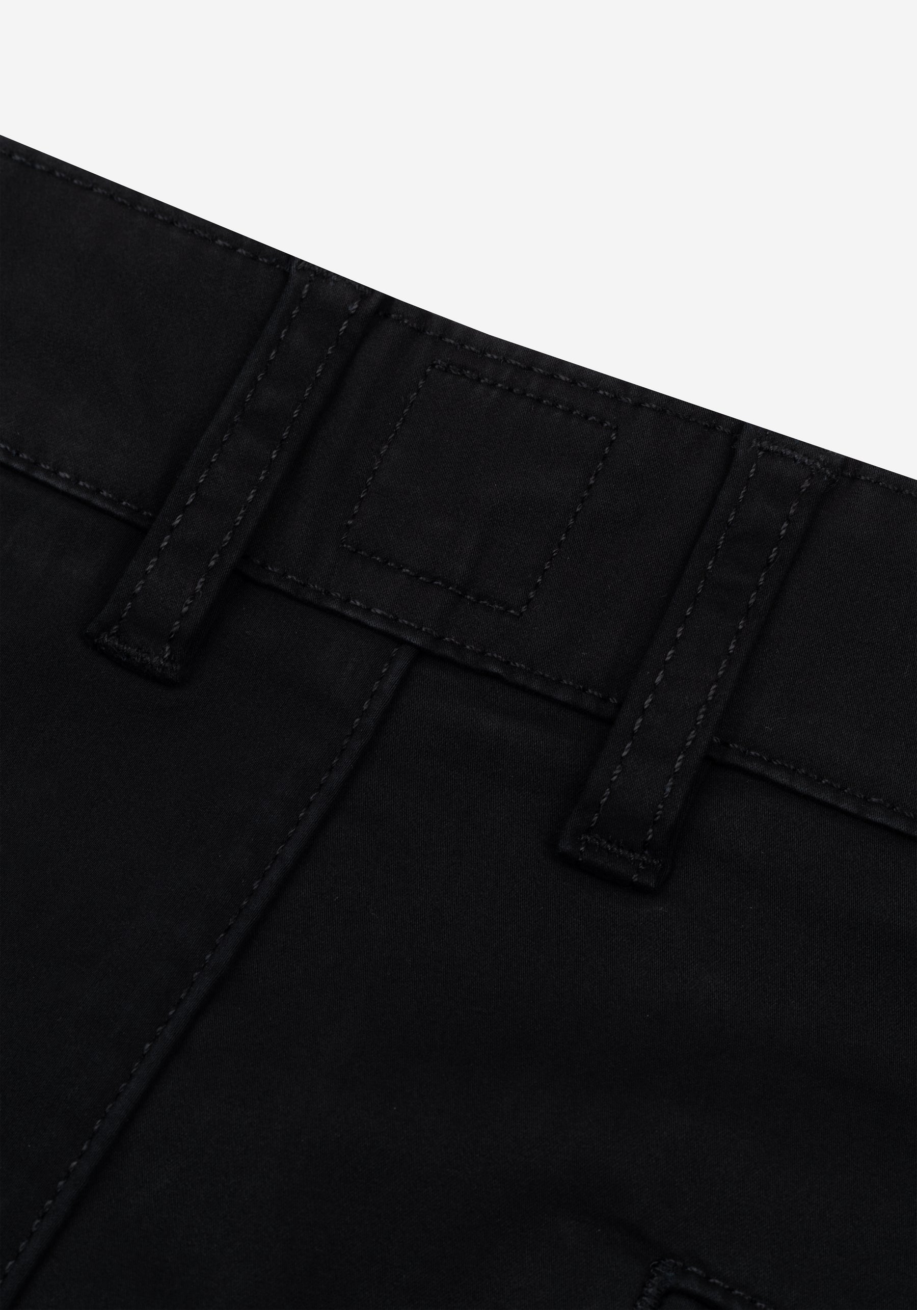 Matte Black Cortina Gabardine