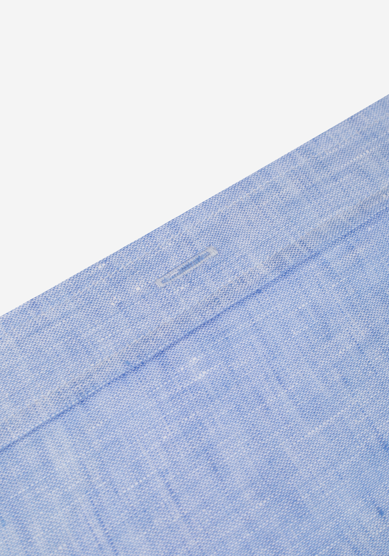 Breeze Blue Belgian Linen Shirt