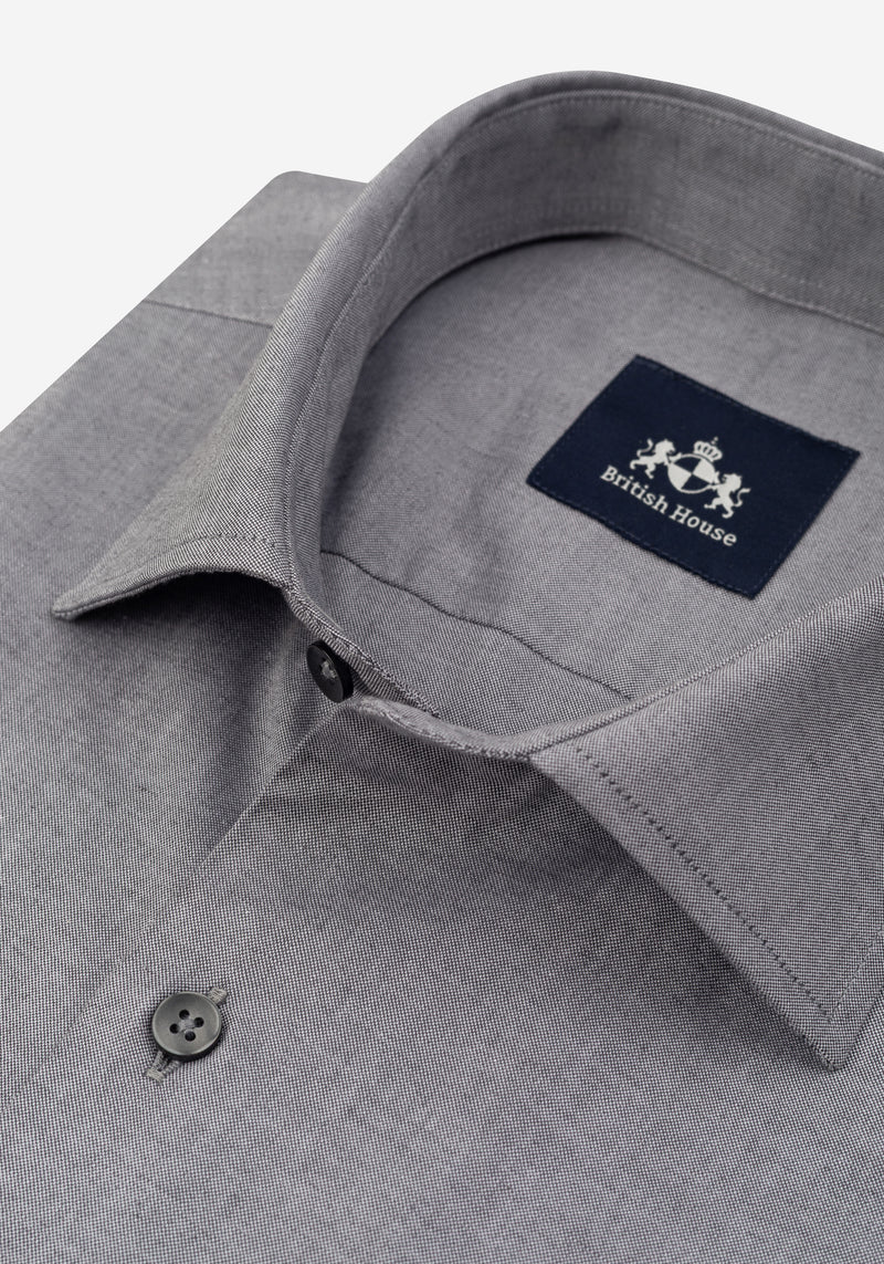 Heather Grey Oxford Shirt