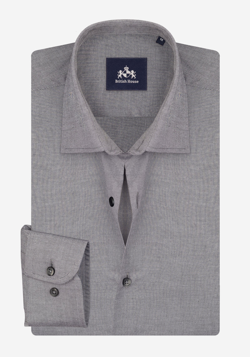 Heather Grey Oxford Shirt