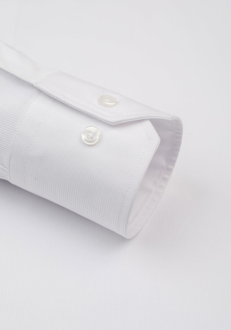 Royal White Stripe Piqué Shirt
