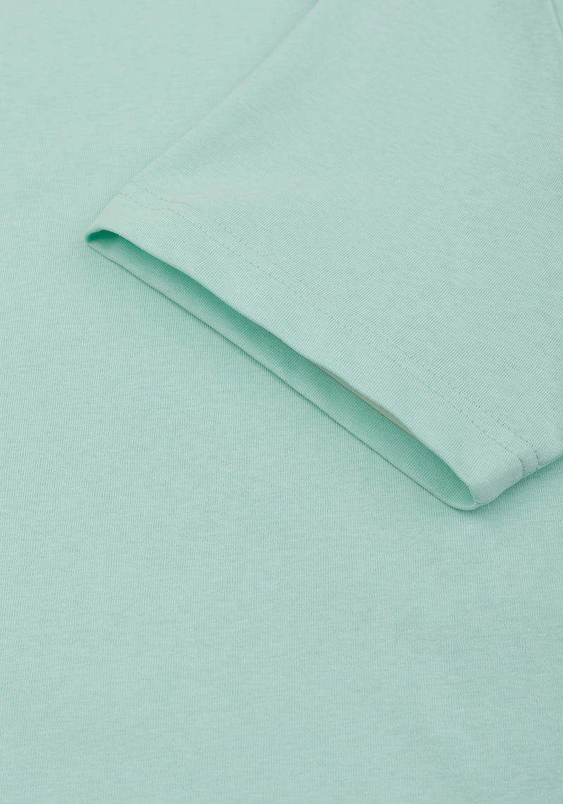 Neo Mint Cotton Polo Shirt