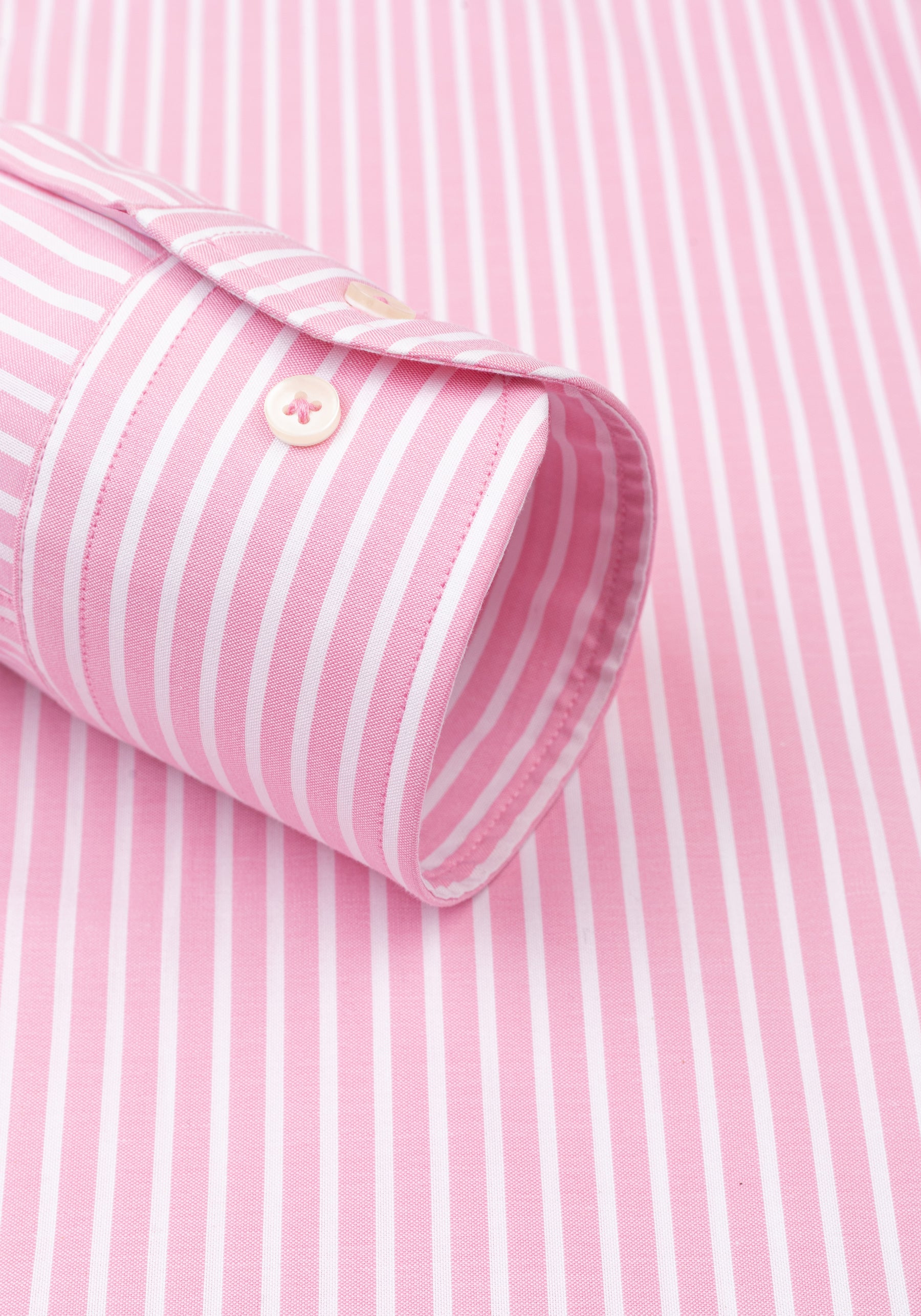 Camellia Pink Stripe Signature Twill Shirt