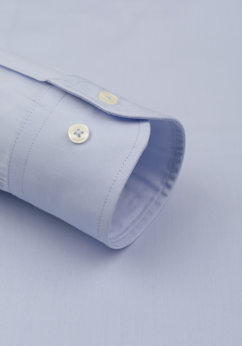 Dusty Blue Poplin Shirt