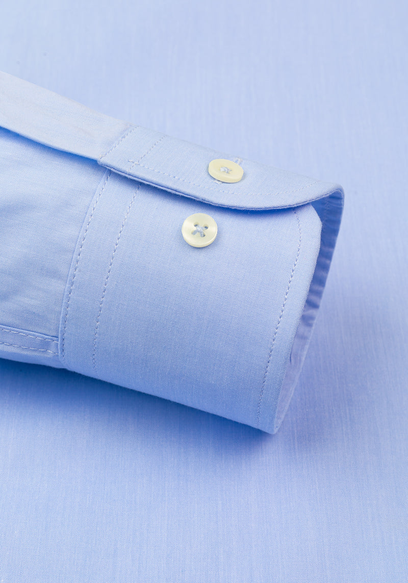 Spring Blue Poplin Shirt