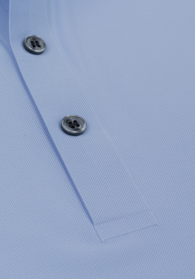 Sky Blue Aero-Hybrid Polo