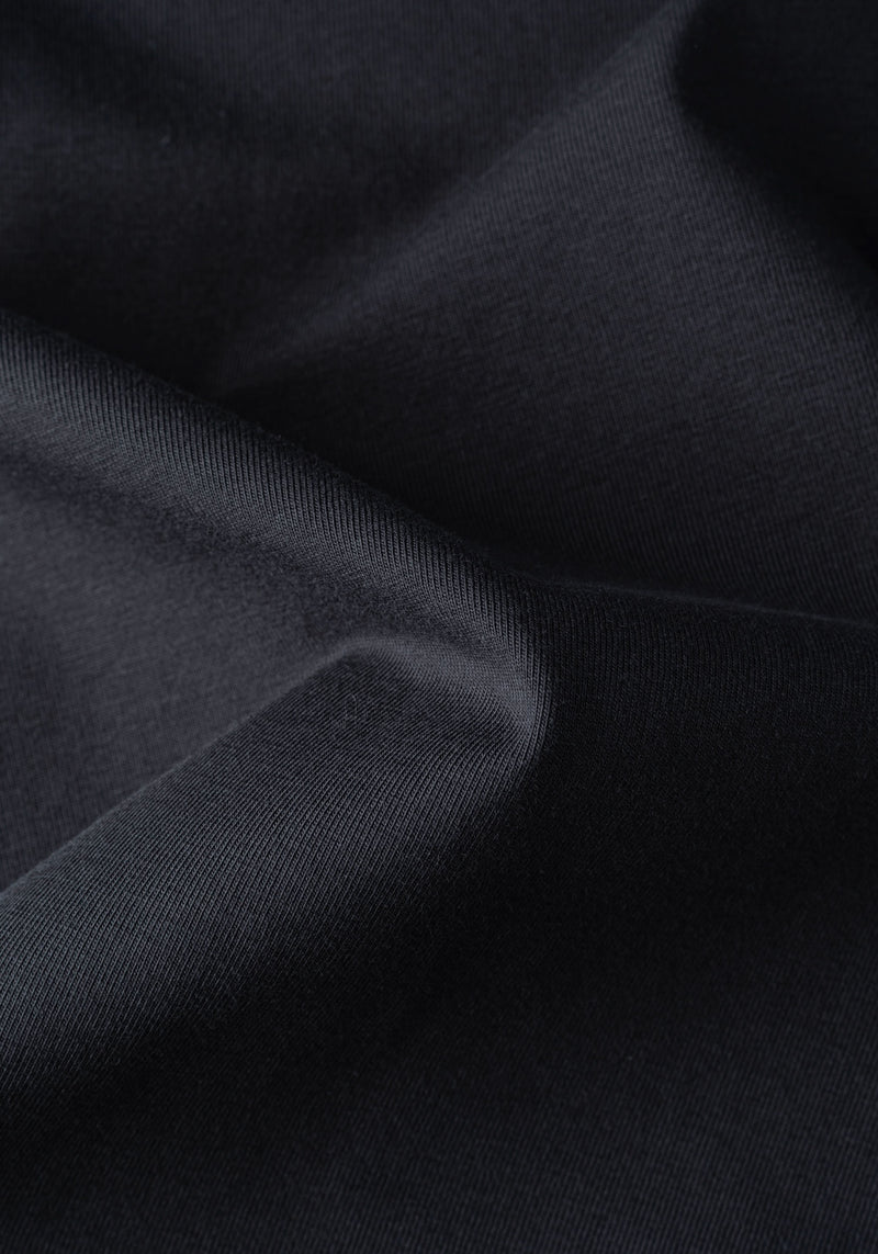 Charcoal Grey Cotton Undershirt - Short Sleeve