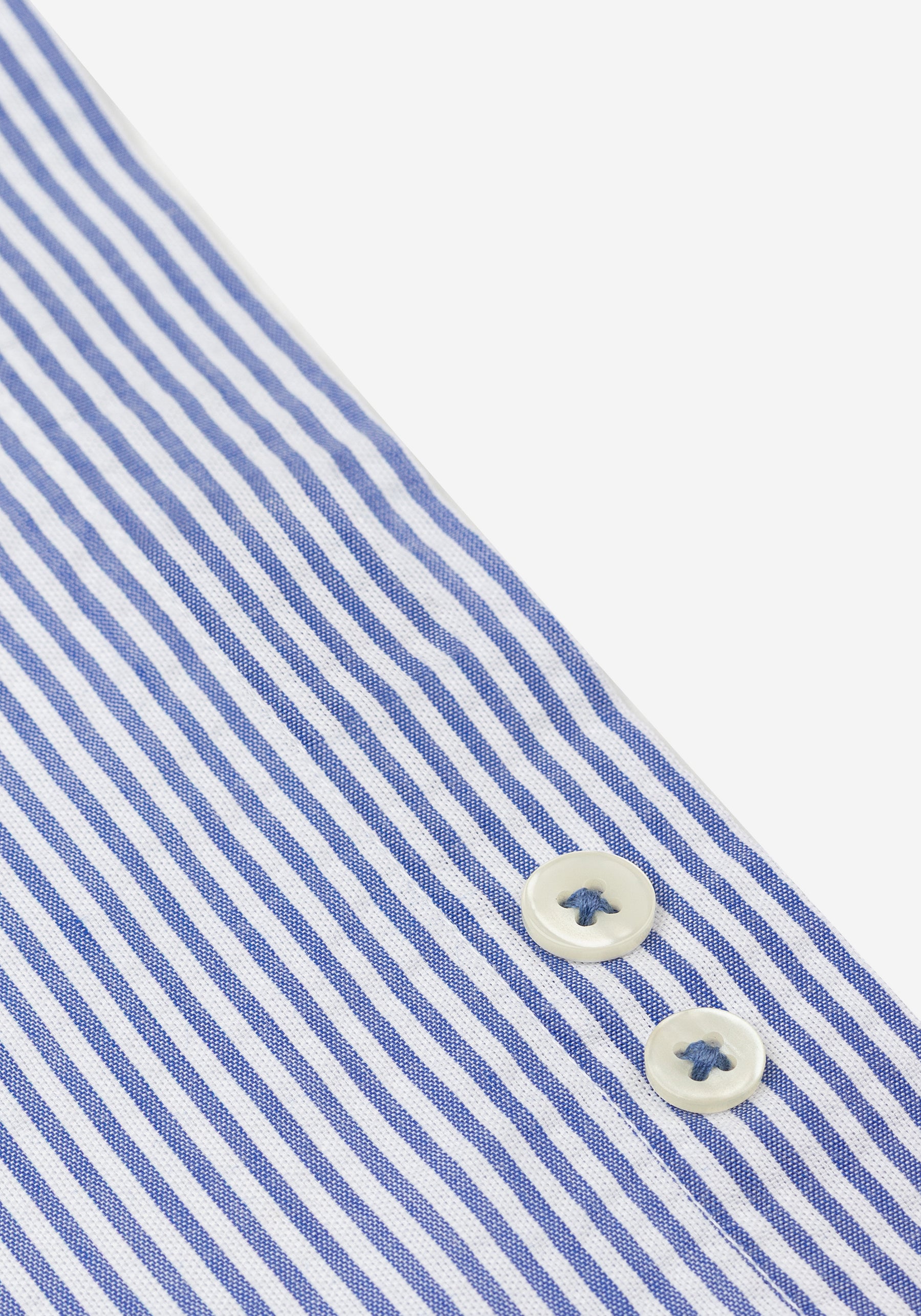 Royal Blue Stripe Seersucker Shirt