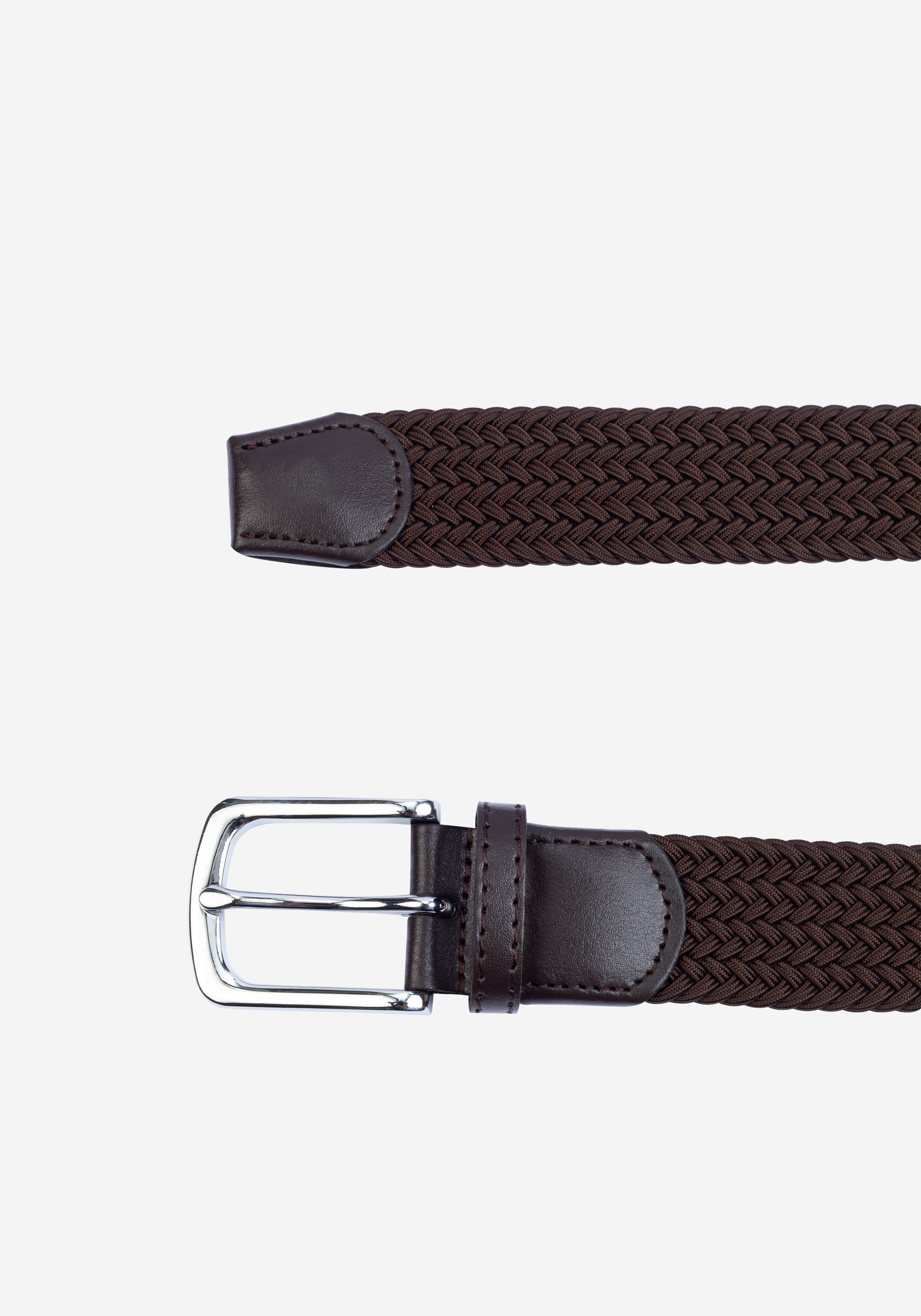 Truffle Brown Braided Belt