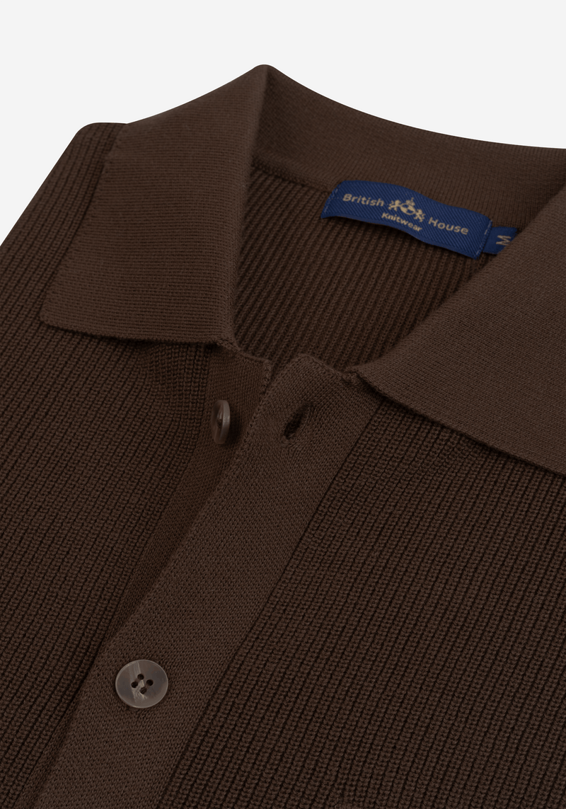 Espresso Brown Heavy Knitted Cardigan