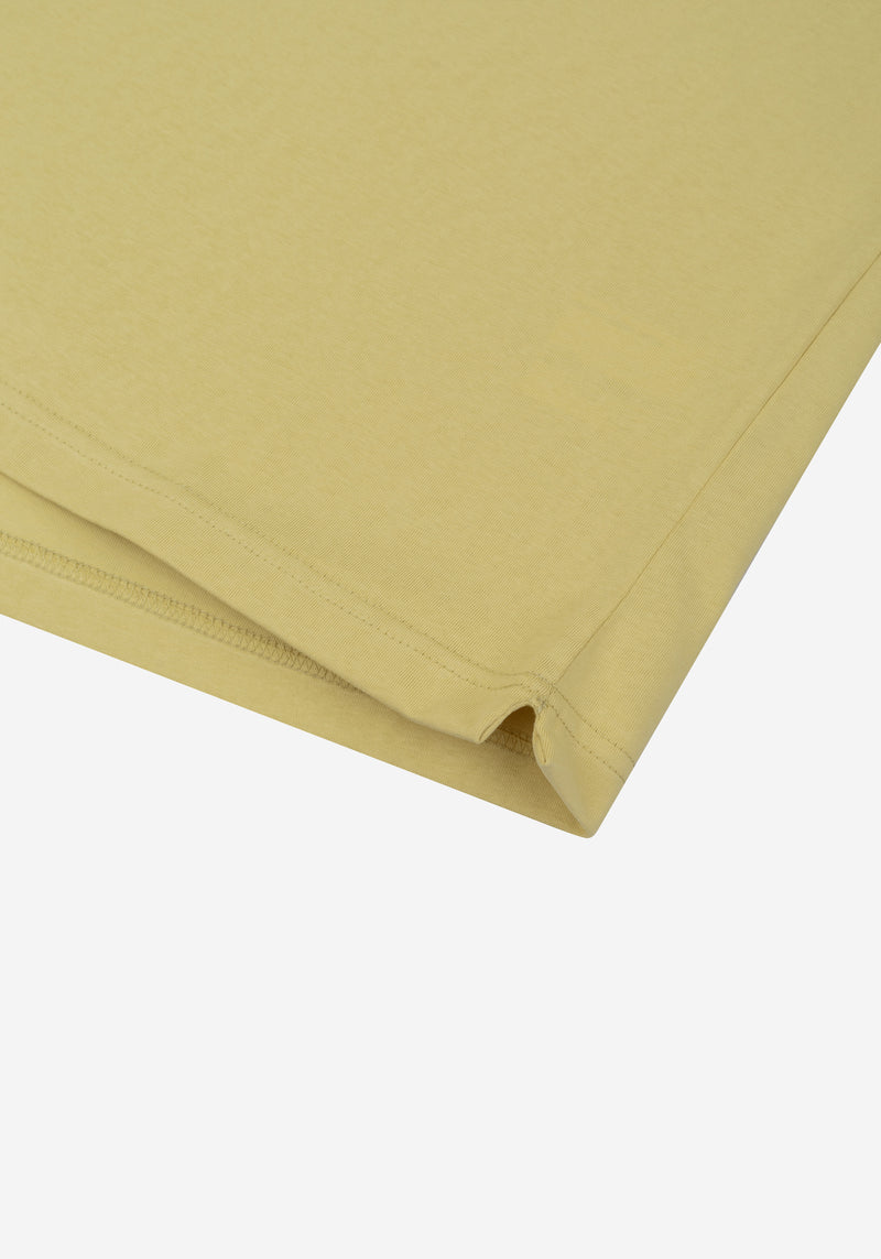 Mustard Yellow Cotton Polo Shirt