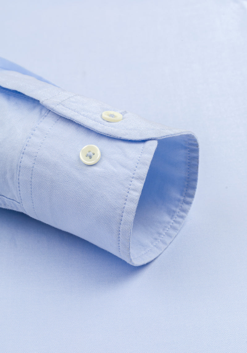 Sky Blue Heavy Oxford Shirt