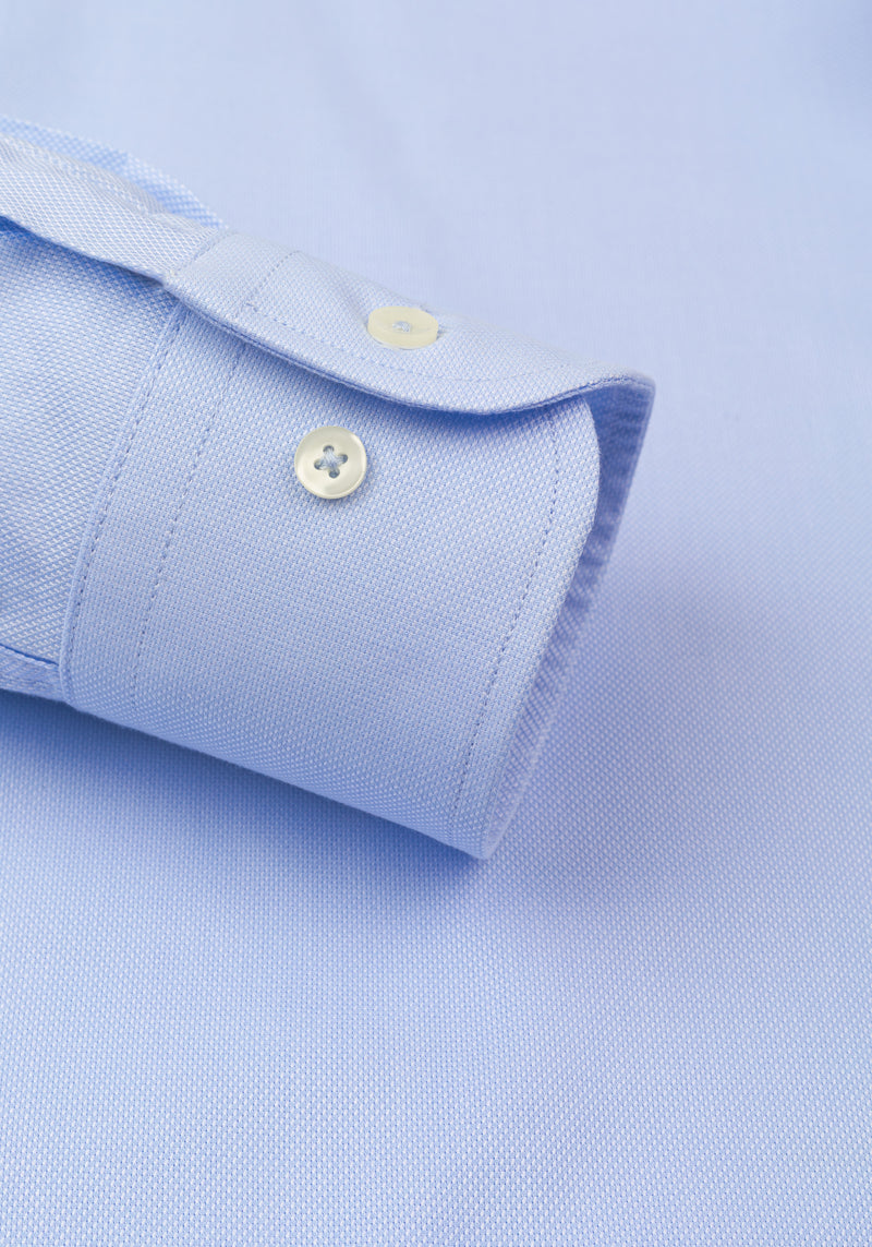Aerial Blue Basket Weave Shirt