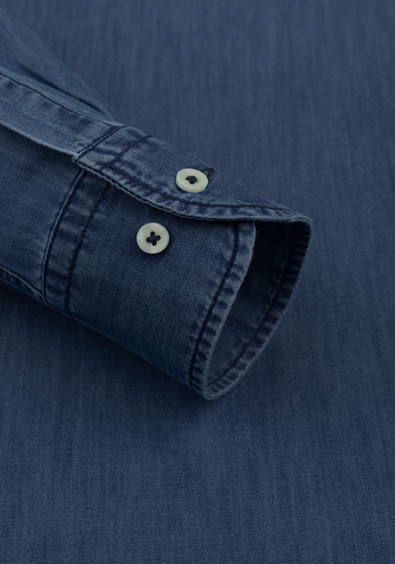 True Blue Washed Denim Shirt
