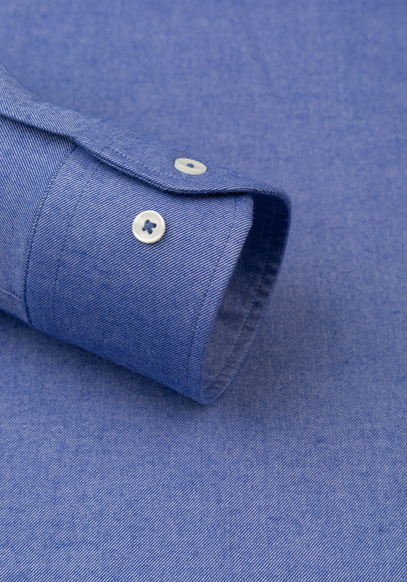Slate Blue Flannel Shirt
