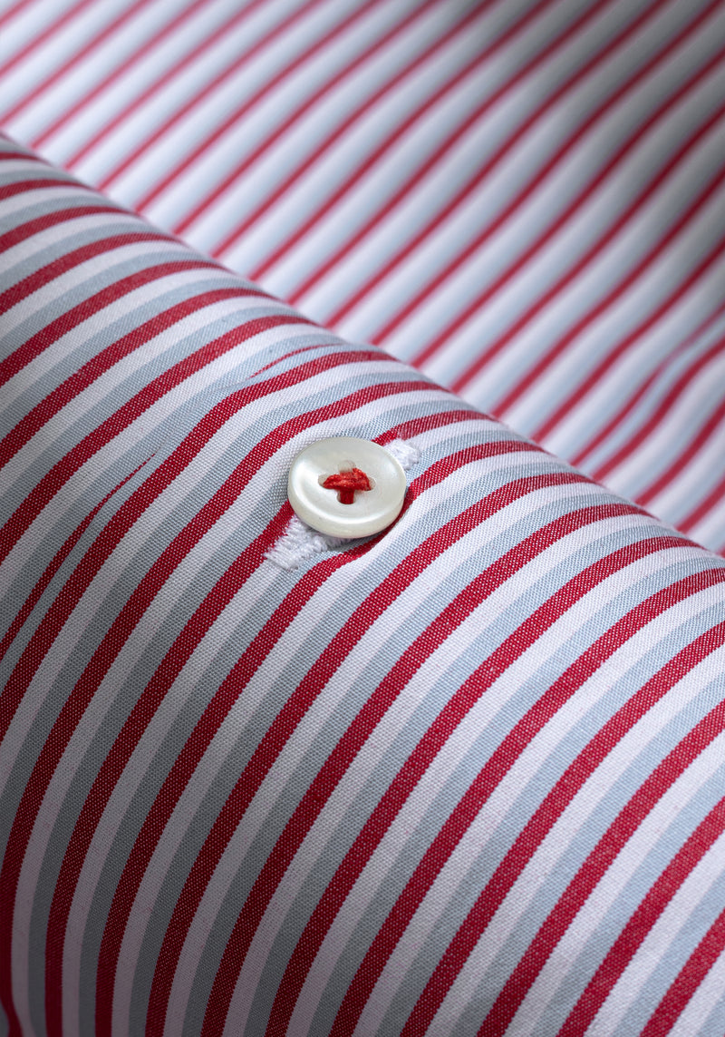 Fiesta Red Stripe Oxford Shirt