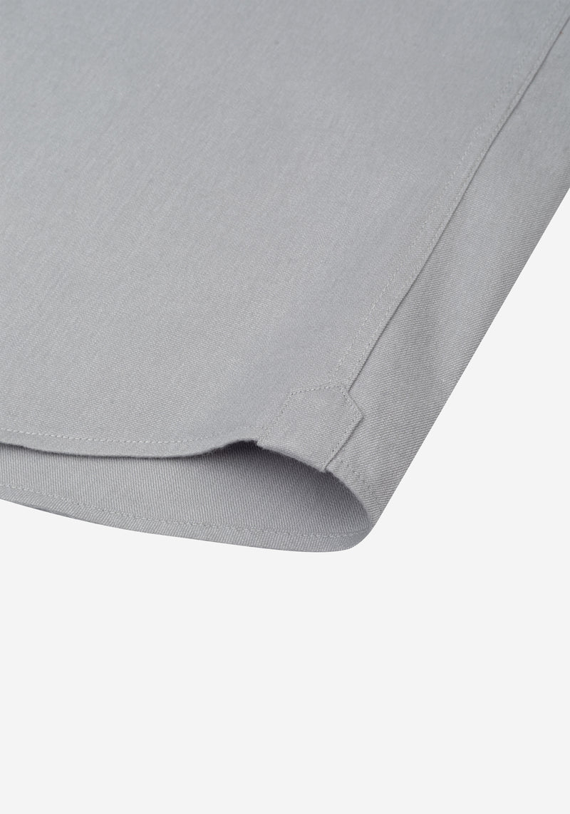 Ash Grey Flannel Shirt