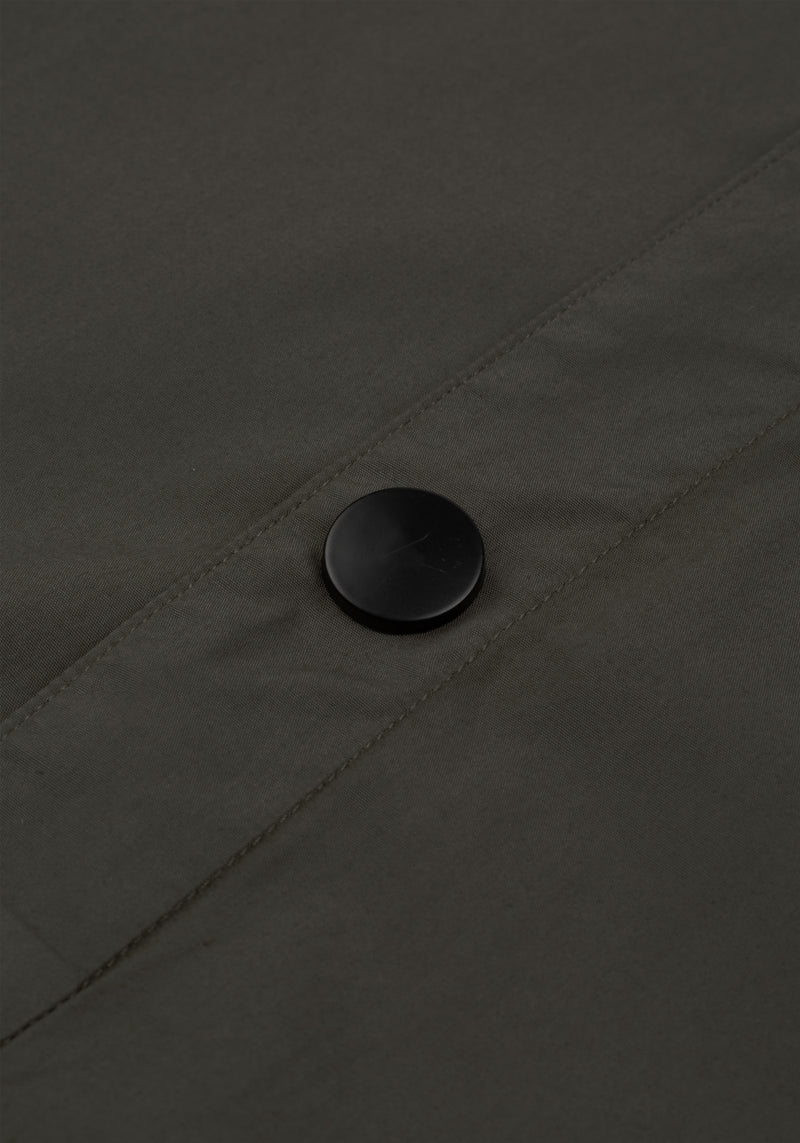 Shadow Olive Paper Touch Overshirt