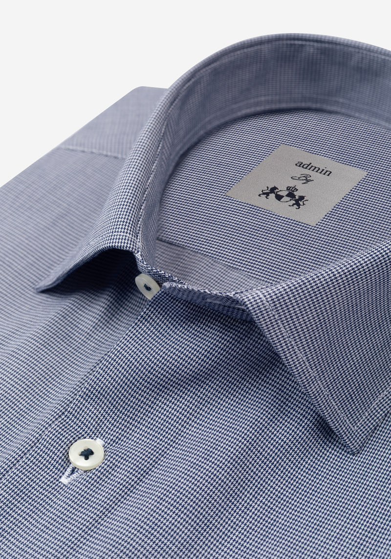 Metal Black Checked Houndstooth Shirt